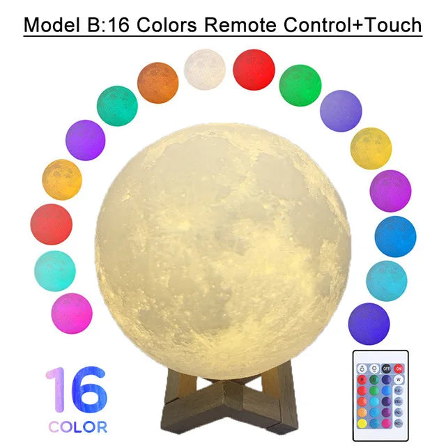 Luminaria Lua Cheia 3D