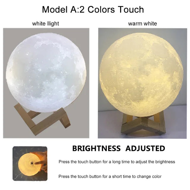 Luminaria Lua Cheia 3D