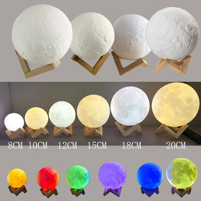 Luminaria Lua Cheia 3D
