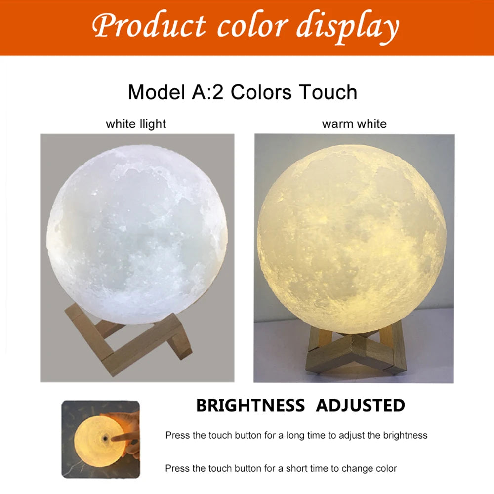 Luminaria Lua Cheia 3D
