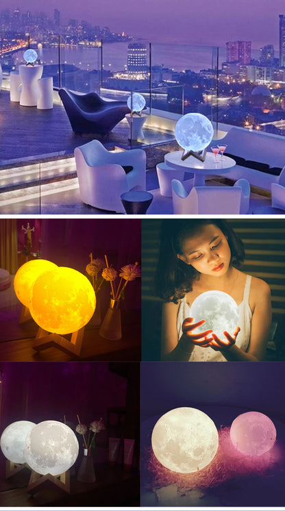 Luminaria Lua Cheia 3D