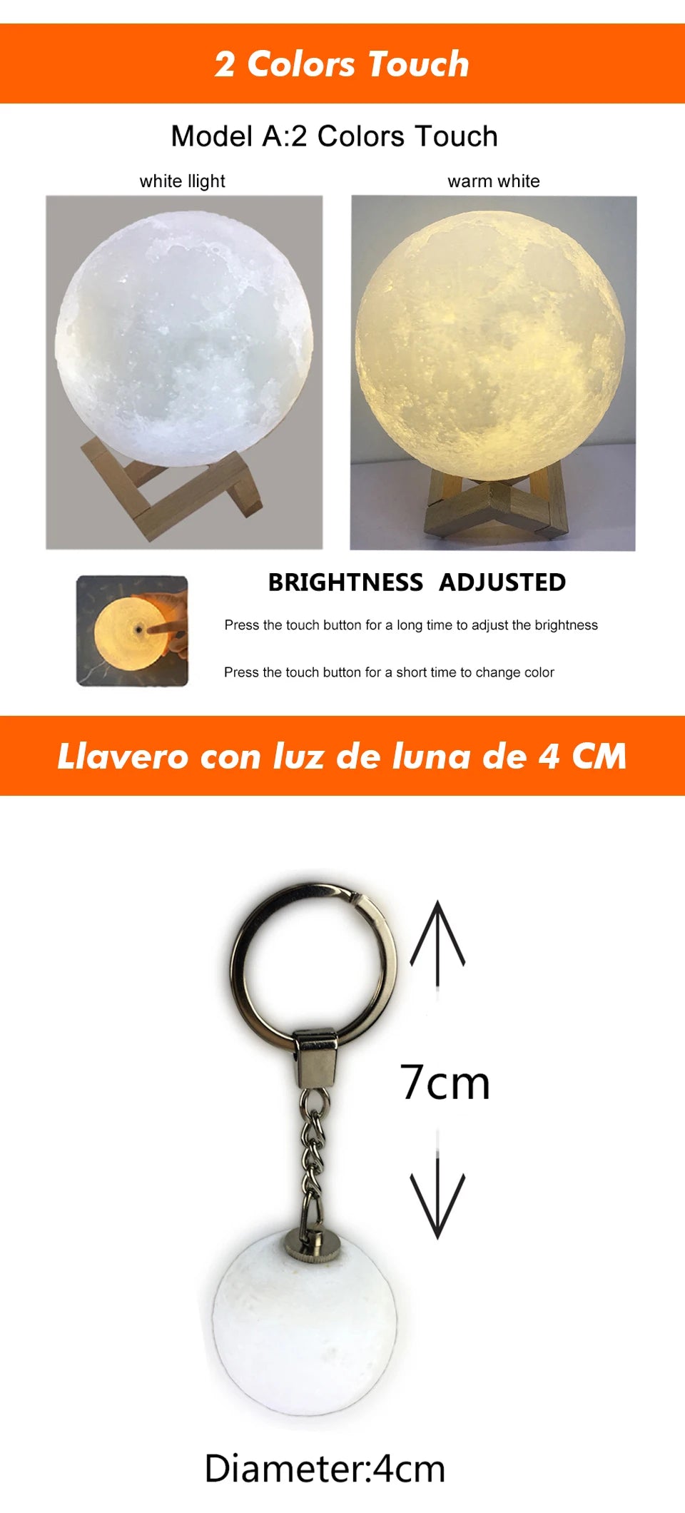 Luminaria Lua Cheia 3D