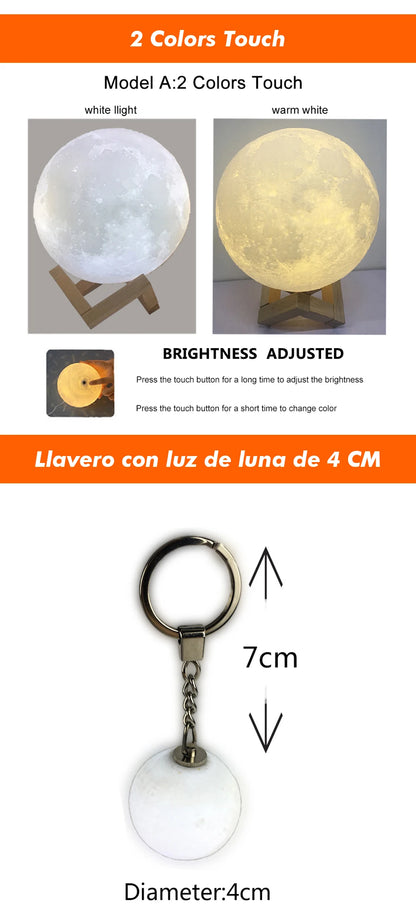 Luminaria Lua Cheia 3D