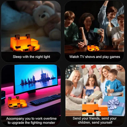 Luminária Raposa Minecraft