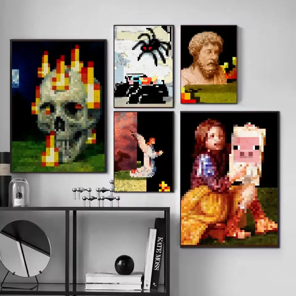 Quadros Clássicos Minecraft