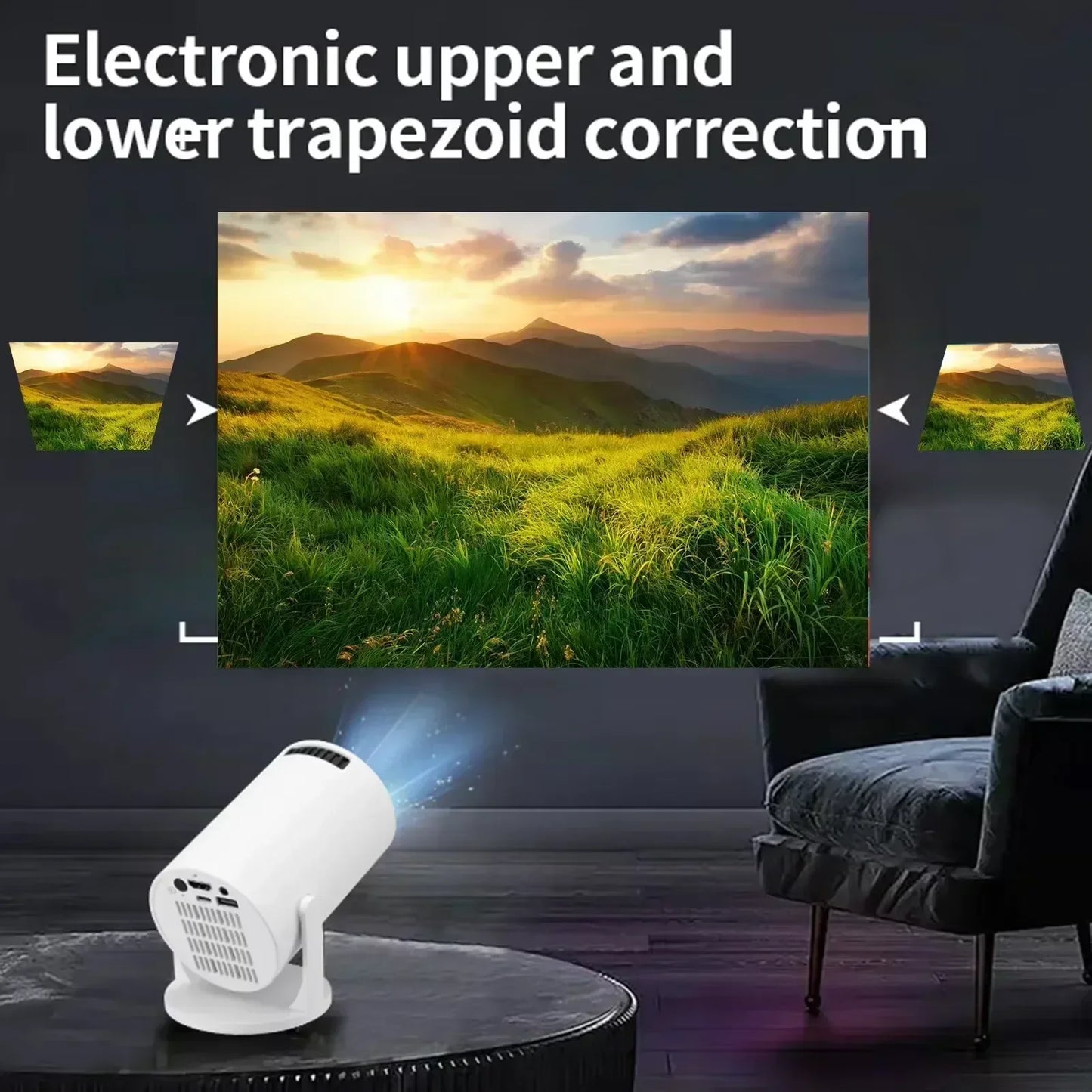 Projetor Portátil HY300 Smart 4K