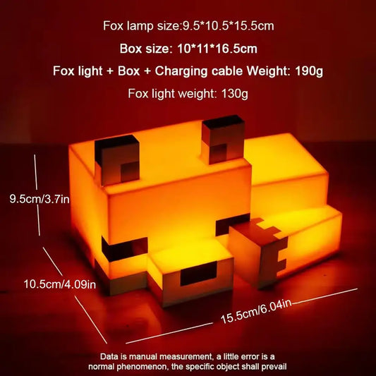 Luminária Raposa Minecraft