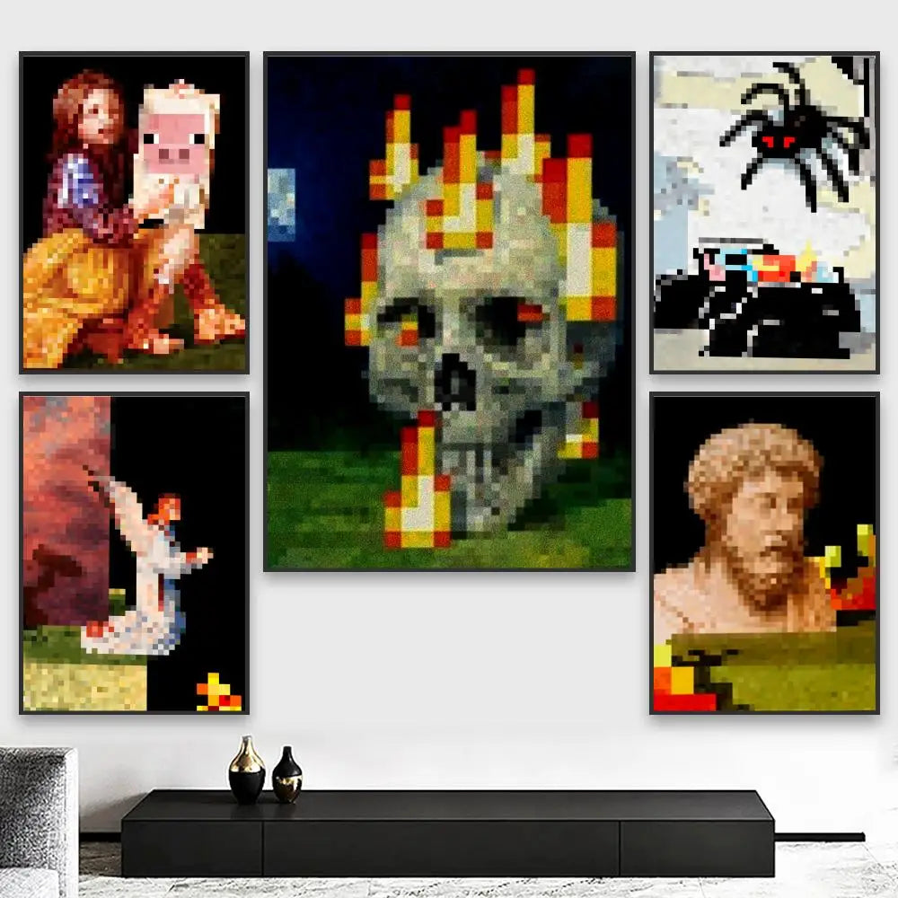 Quadros Clássicos Minecraft