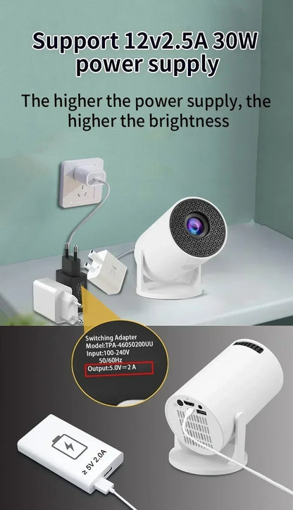 Projetor Portátil HY300 Smart 4K