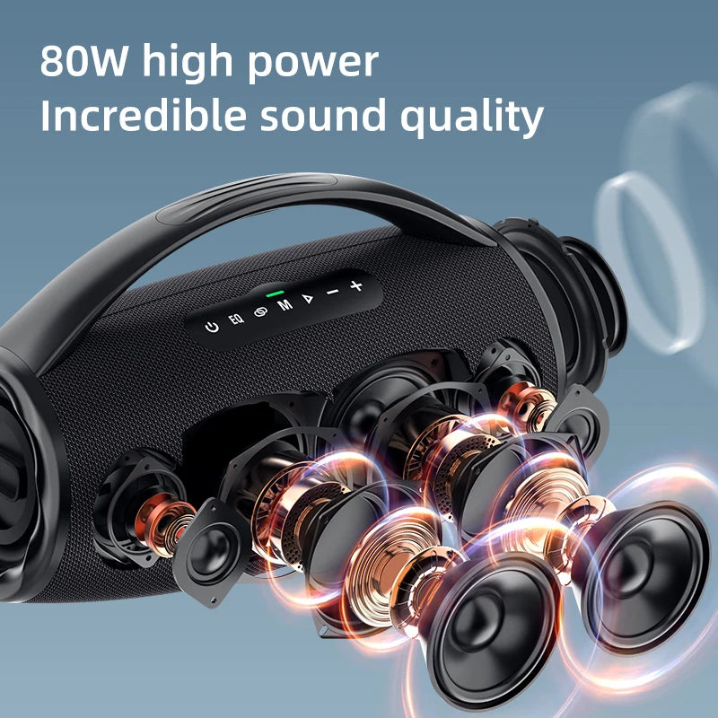 Caixa de Som Boombox - ZEALOT-S97 80W Bluetooth