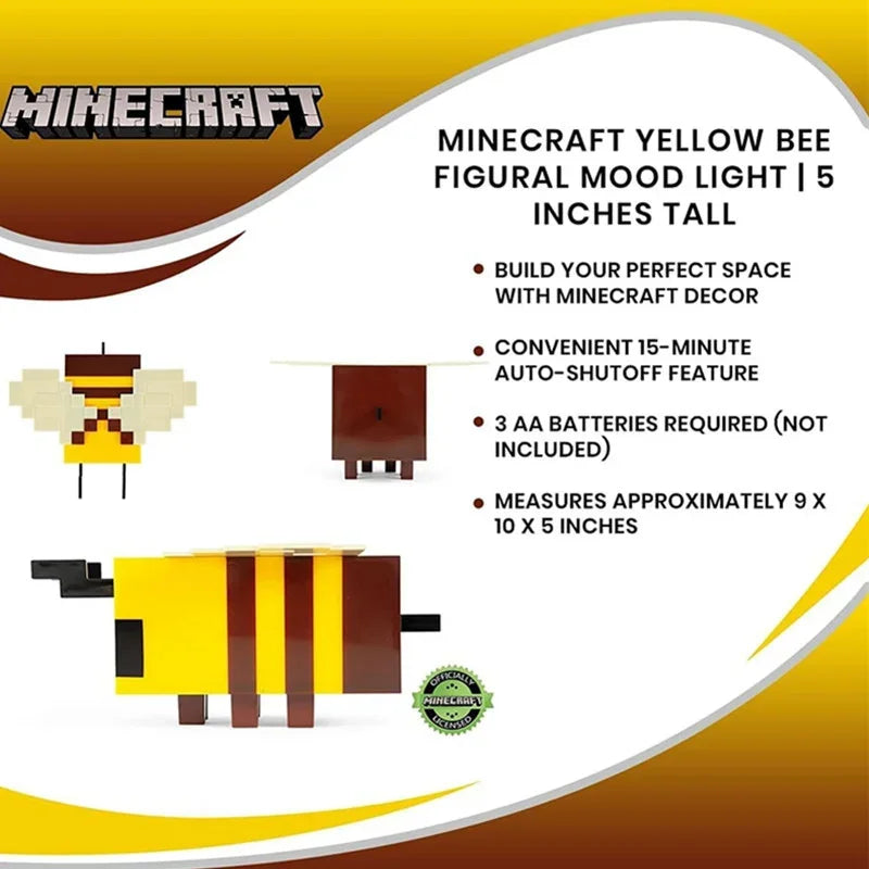 Luminária Abelha Minecraft