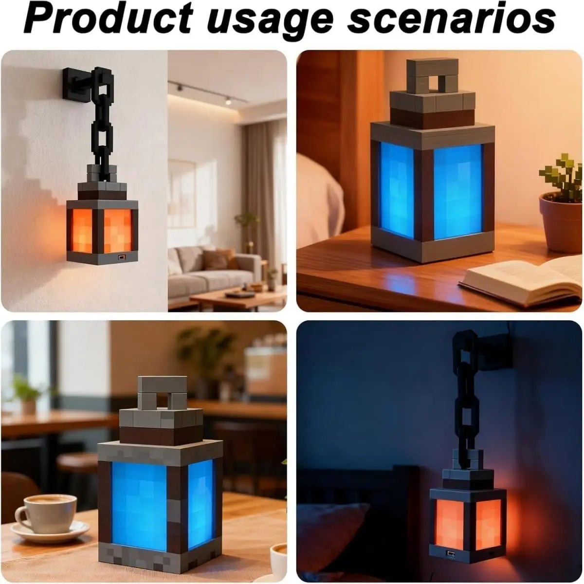 Luminária Lampião Minecraft