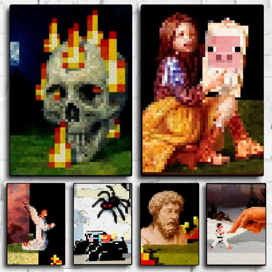 Quadros Clássicos Minecraft