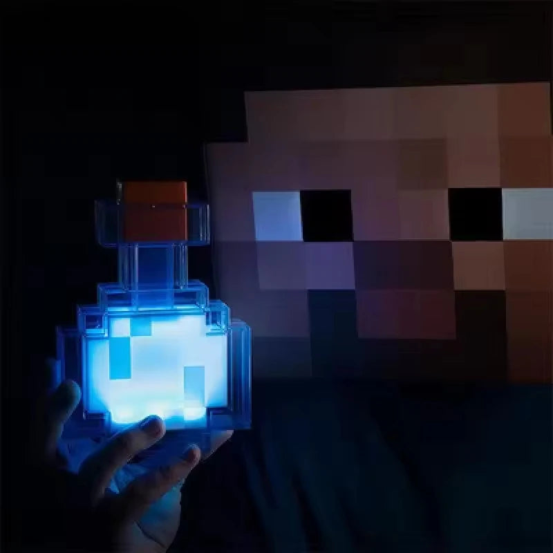 Luminária Poções Minecraft - 7 Cores