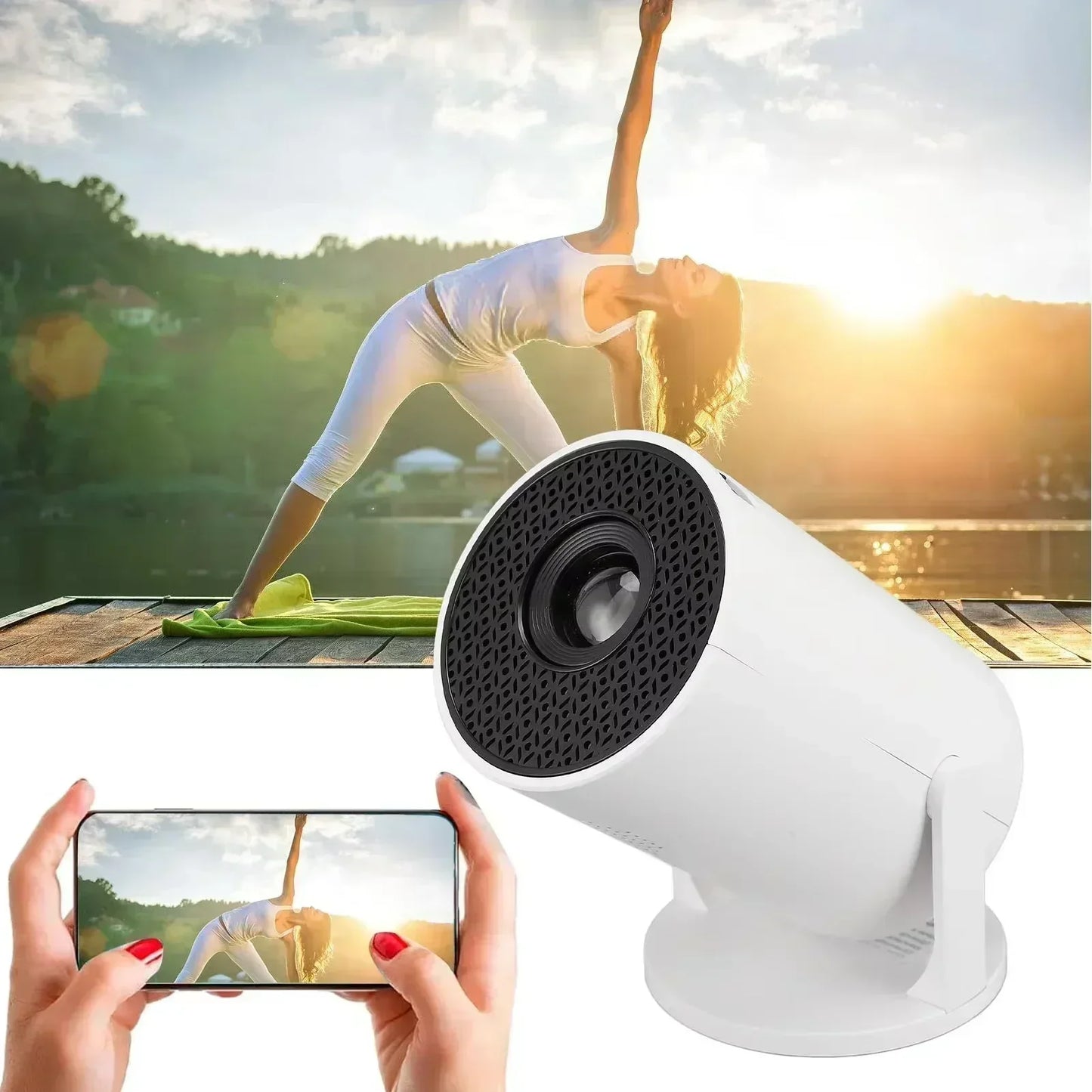 Projetor Portátil HY300 Smart 4K