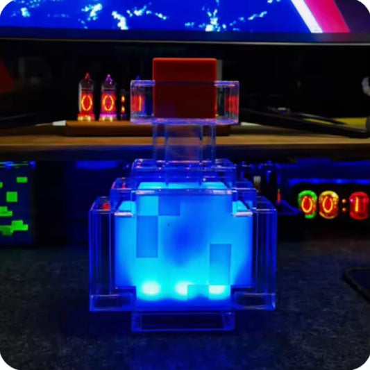 Luminária Poções Minecraft - 7 Cores
